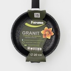 Сковорода Мечта «Гранит Star», d=20 см, пластиковая ручка, антипригарное покрытие, литой алюминий, тёмно-синяя - Фото 6