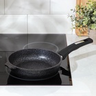 Сковорода Мечта «Гранит Star», d=20 см, пластиковая ручка, антипригарное покрытие, литой алюминий, тёмно-синяя - Фото 7