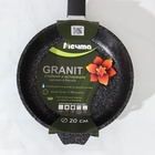 Сковорода Мечта «Гранит Star», d=20 см, пластиковая ручка, антипригарное покрытие, литой алюминий, тёмно-синяя - Фото 8