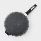 Сковорода Мечта «Гранит Star», d=24 см, пластиковая ручка, антипригарное покрытие, литой алюминий, тёмно-синяя - Фото 4