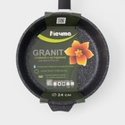 Сковорода Мечта «Гранит Star», d=24 см, пластиковая ручка, антипригарное покрытие, литой алюминий, тёмно-синяя - Фото 6