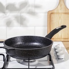 Сковорода Мечта «Гранит Star», d=24 см, пластиковая ручка, антипригарное покрытие, литой алюминий, тёмно-синяя - Фото 7