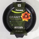 Сковорода Мечта «Гранит Star», d=24 см, пластиковая ручка, антипригарное покрытие, литой алюминий, тёмно-синяя - Фото 8