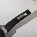 Сковорода блинная «Гранит Black», d=22 см, пластиковая ручка, антипригарное покрытие, цвет чёрный - фото 4305035
