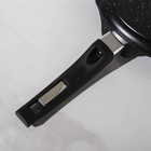 Сковорода блинная «Гранит Black», d=22 см, пластиковая ручка, антипригарное покрытие, цвет чёрный - фото 4305036