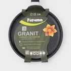 Сковорода блинная Мечта «Гранит Black», d=22 см, пластиковая ручка, антипригарное покрытие, литой алюминий, чёрная - Фото 6