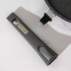 Сковорода «Гранит», d=24 см, съёмная ручка, антипригарное покрытие, стеклянная крышка, цвет серый - фото 4305053