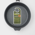 Сковорода Мечта «Гранит», d=28 см, стеклянная крышка, съёмная ручка, антипригарное покрытие, литой алюминий, серая - Фото 10