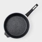 Сковорода Мечта «Гранит Star», d=28 см, съёмная ручка, антипригарное покрытие, литой алюмиий, чёрная - Фото 2