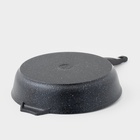 Сковорода Мечта «Гранит Star», d=28 см, съёмная ручка, антипригарное покрытие, литой алюмиий, чёрная - Фото 4