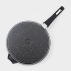 Сковорода Мечта «Гранит Star», d=28 см, съёмная ручка, антипригарное покрытие, литой алюмиий, чёрная - Фото 5