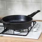 Сковорода Мечта «Гранит Star», d=28 см, съёмная ручка, антипригарное покрытие, литой алюмиий, чёрная - Фото 8