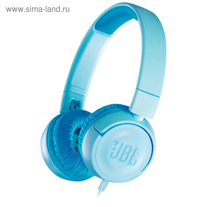 Наушники JBL JR300, накладные, 1 м, проводные, синие - Фото 1