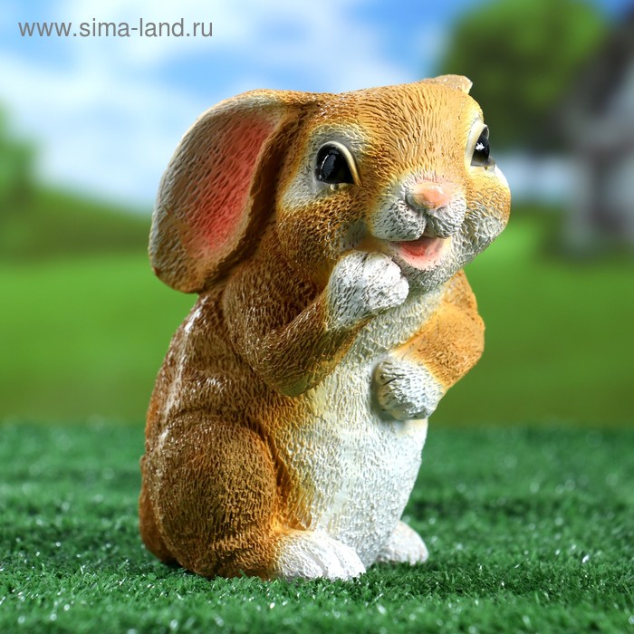 Садовая фигура "Зайка" 15х9см - Фото 1