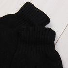 Перчатки мужские одинарные, цвет чёрный - Фото 2