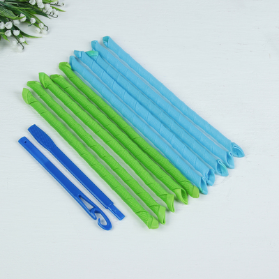 Бигуди «Волшебный локон», d = 1 см, 30-55 см, 10 шт, цвет МИКС