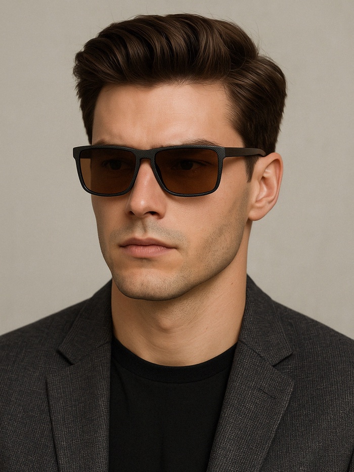 Очки солнцезащитные OneSun, поляризационные, UV 358, 4.5×14.5 см, флекс-дужки - Фото 1