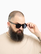 Очки солнцезащитные «OneSun, Wayfarer», линза 4.5×5.5 см, чёрные - Фото 3