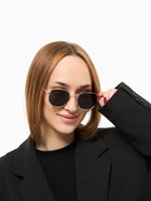 Очки солнцезащитные «OneSun. Круглые», uv 400, линза 4.5×5.5 см, цвет золотой, чёрный - Фото 2