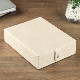 Шкатулка кожзам для украшений 