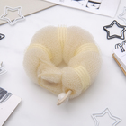 Валик с креплением и резинкой для создания пучка, 4×18 см, бежевый - Фото 1