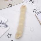 Валик с креплением и резинкой для создания пучка, 5×22.5 см, бежевый - Фото 2