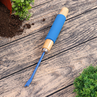 Корнеудалитель 29,5 см, рукоять дерево с поролоном, синий - Фото 1