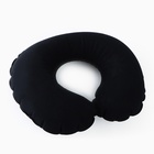 Подушка для путешествий «Черный», форма овал - Фото 3
