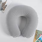 Подушка для путешествий «Серый», форма овал - Фото 2