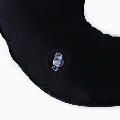 Подушка для путешествий Keep calm and travel, чёрная