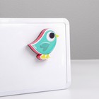 Губка магнитная для маркерной доски «Птичка», 2×10×9 см - Фото 3