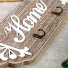 Крючки декоративные дерево «Вывеска - Дом», ключница настенная, панно, 29.5×11×3.5 см 4764195