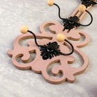 Крючки декоративные дерево "Резной ключ" 18х13х39,5 см - фото 60784337