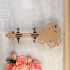 Крючки декоративные дерево "Резной ключ" 18х13х39,5 см - фото 60784338