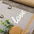 Крючки декоративные дерево "Домик с букетиком" 34х2,5х24 см - фото 804281452