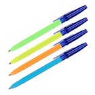 Ручка шариковая Стамм "Оптима" Neon, узел 0.7 мм, стержень 134 мм, чернила синие на масляной основе, микс - Фото 1
