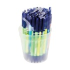 Ручка шариковая Стамм "Оптима" Neon, узел 0.7 мм, стержень 134 мм, чернила синие на масляной основе, микс - Фото 5