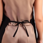 Фартук парикмахерский QF, односторонний, чёрный - Фото 5