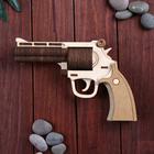 Сувенир деревянный пистолет "Револьвер" - фото 3852850