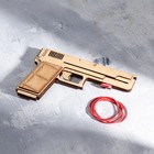 Сувенир деревянный пистолет резинкострел ТТ, стреляет резинками - фото 1416167