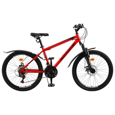 Велосипед 24" Progress модель Stoner Disc RUS, цвет красный, размер рамы 15"