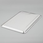 Поднос из нержавеющей стали, 59.5×39.5×1.5 см - Фото 3