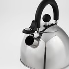 Чайник, 1.8 л, со свистком, капсульное дно, индукция, нержавеющая сталь - Фото 4