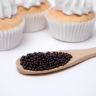 Посыпка кондитерская с мягким центром для йогурта, Темный 50г - Фото 1