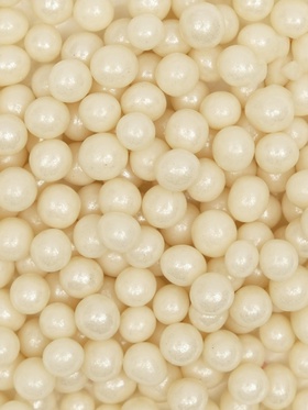 Кондитерская посыпка с мягким центром «Жемчуг» серебро, 6-8 мм, 50 г (комплект 3 шт)