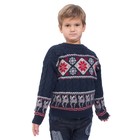 Джемпер для мальчиков, размер 40, цвет синий - Фото 1