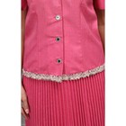 Костюм женский, размер 48, малиновый - Фото 11