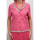 Костюм женский, размер 48, малиновый - Фото 8