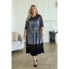 Платье женское, размер 58, цвет серый - Фото 1