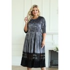 Платье женское, размер 58, цвет серый - Фото 2